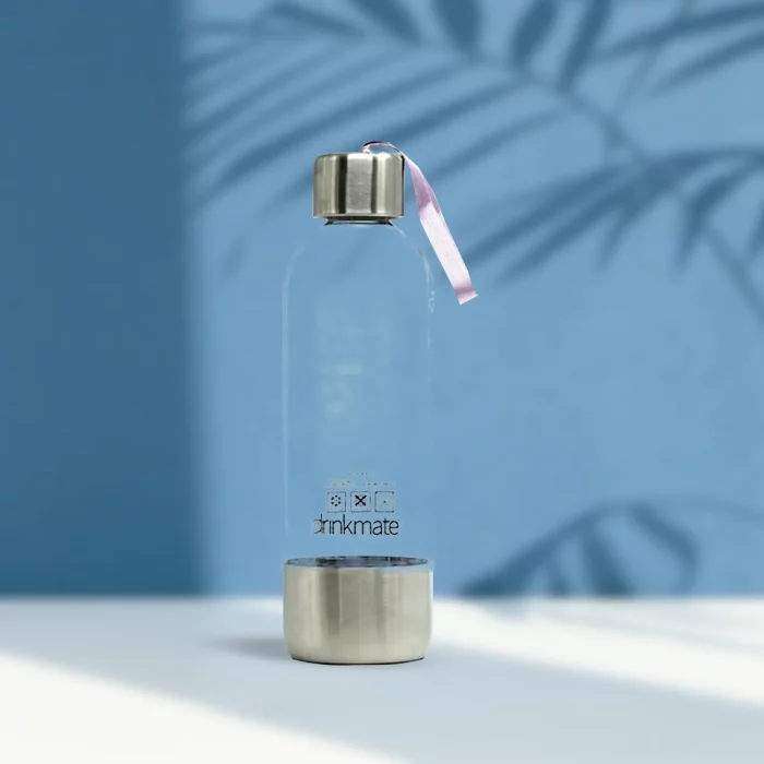 Extra 1 liter plastic Soda bottle stainless steel base multiple colors - Image 1